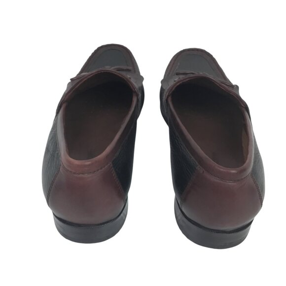Johnston & Murphy Aragon Kiltie Tassel Loafers Mens 10.5M Leather Mahogany & Bla main image 4